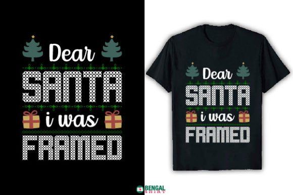 Funny Dear Santa Graphics for T-Shirt Designs