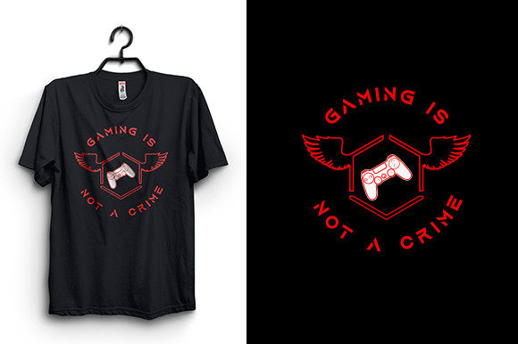 Game is Not a Crime: Graphics for T-Shirt Designs
