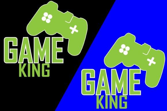 Game King T-shirt Design: Graphics & Print Templates
