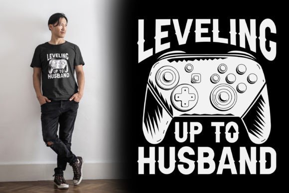 Gamer SVG for T-Shirt Designs & Graphics