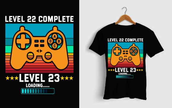 Level 22 Gamer Design: Print Templates & Graphics