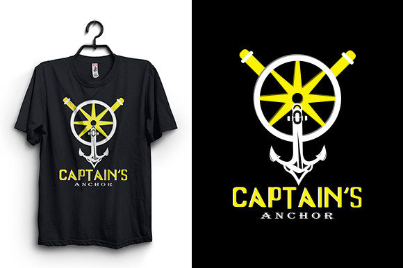 Nautical Captain Graphics for T-Shirt Designs