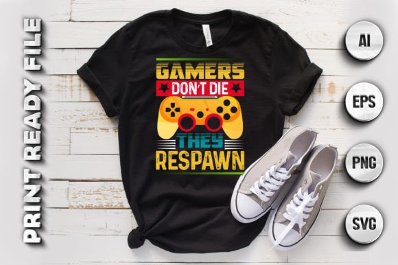 Review: Gamers Don’t Die They Respawn Embroidery Design