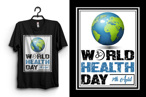World Health Day T Shirt Design Graphics
